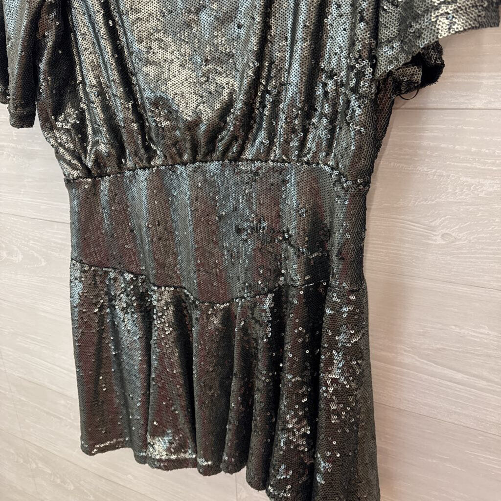 Free People Manuka Sequin Mini Dress Extra Large