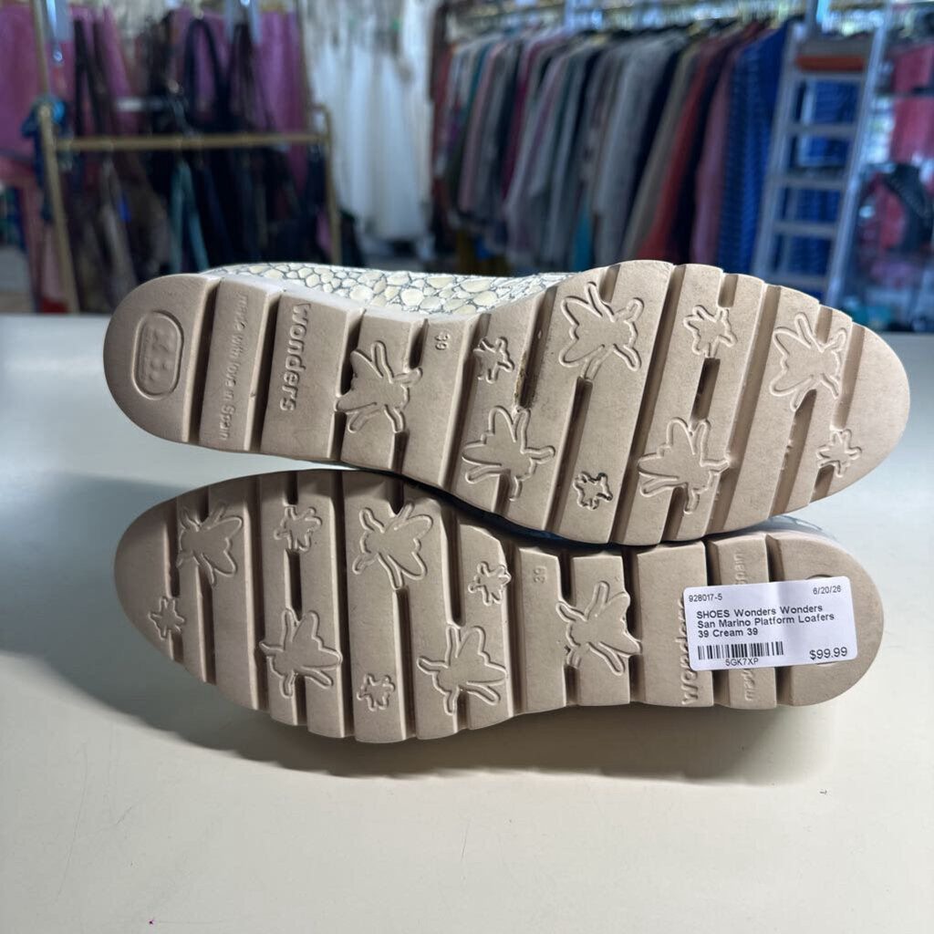 Wonders San Marino Platform Loafers 39