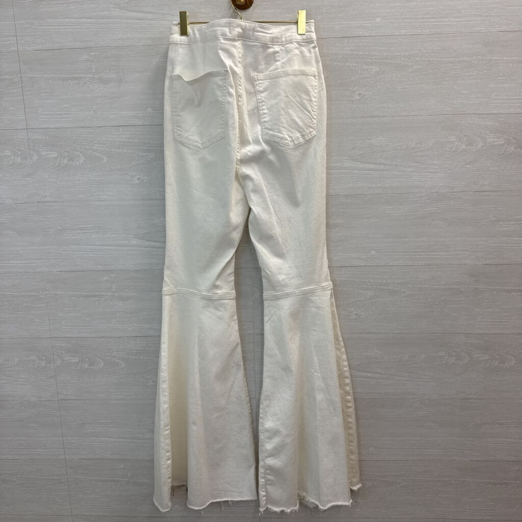 We The Free White Flare Jeans 30