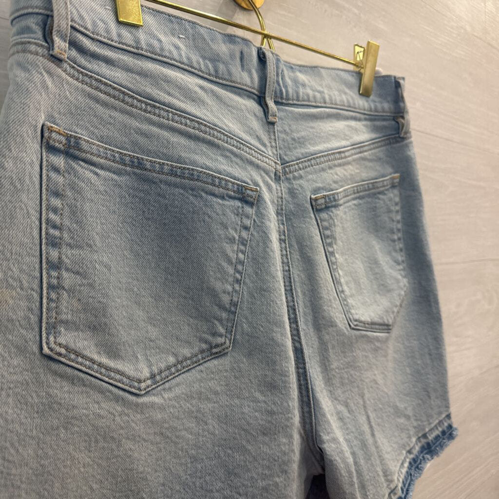 Loft Light Wash Cutoff Denim Shorts 6