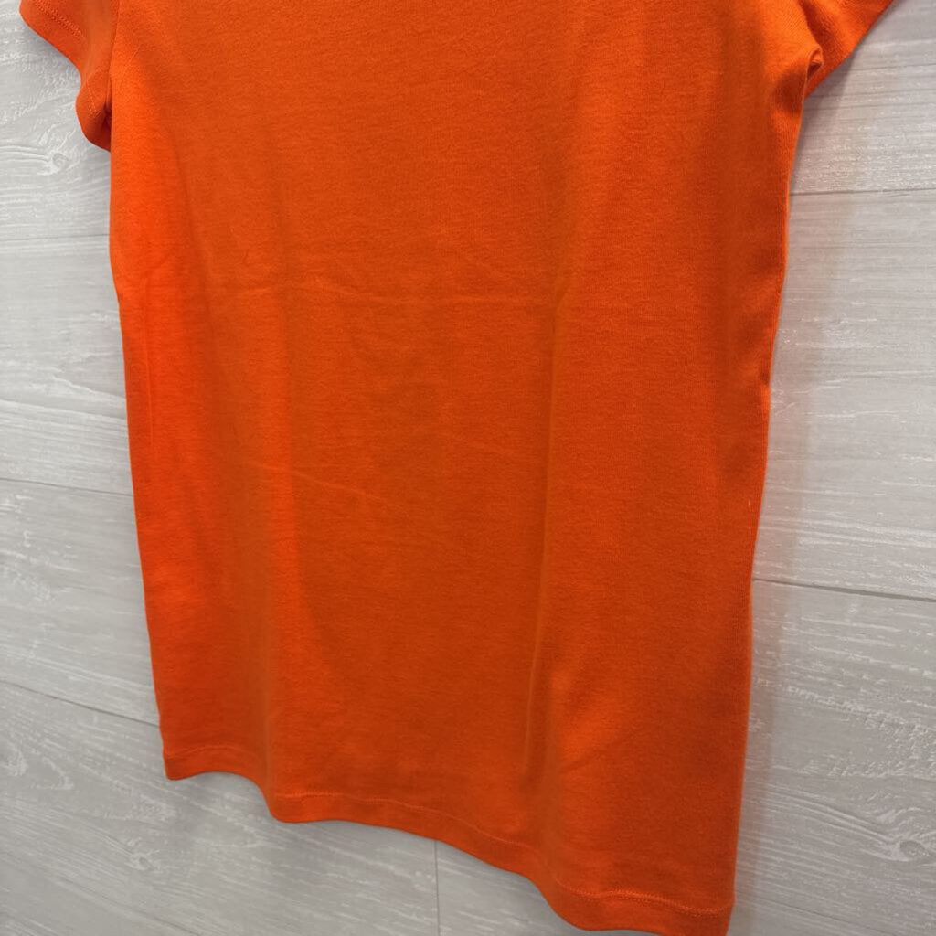Jones New York Orange Crewneck T-Shirt Medium