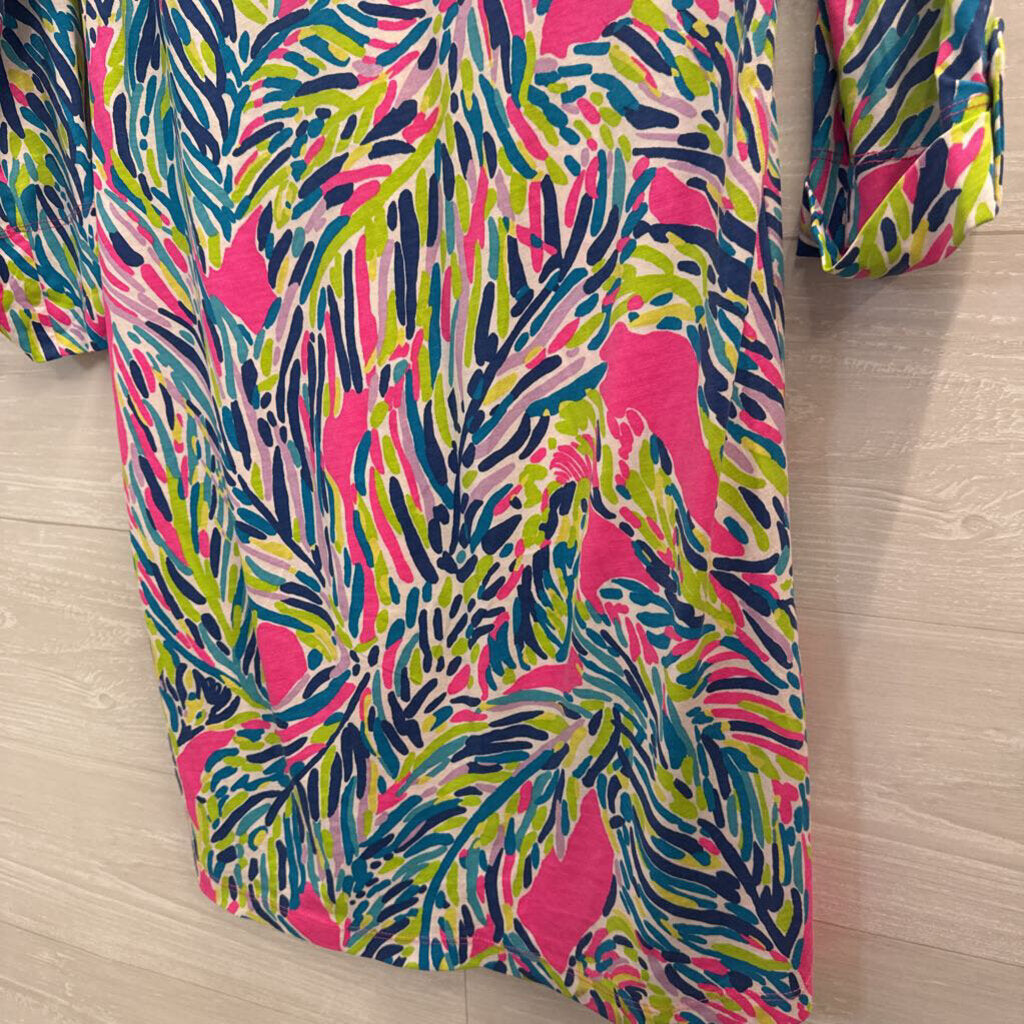 Lilly Pulitzer Printed Tunic Dress Extra Small