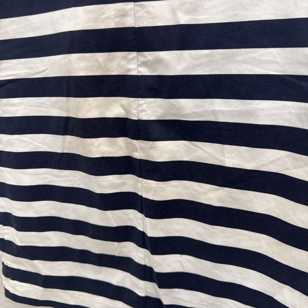 Draper James Sheath Dress Navy/White Striped 4