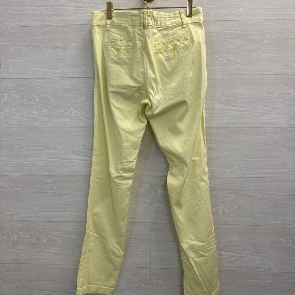 Pilcro by Anthropologie Yellow Slim Chino Pants 26