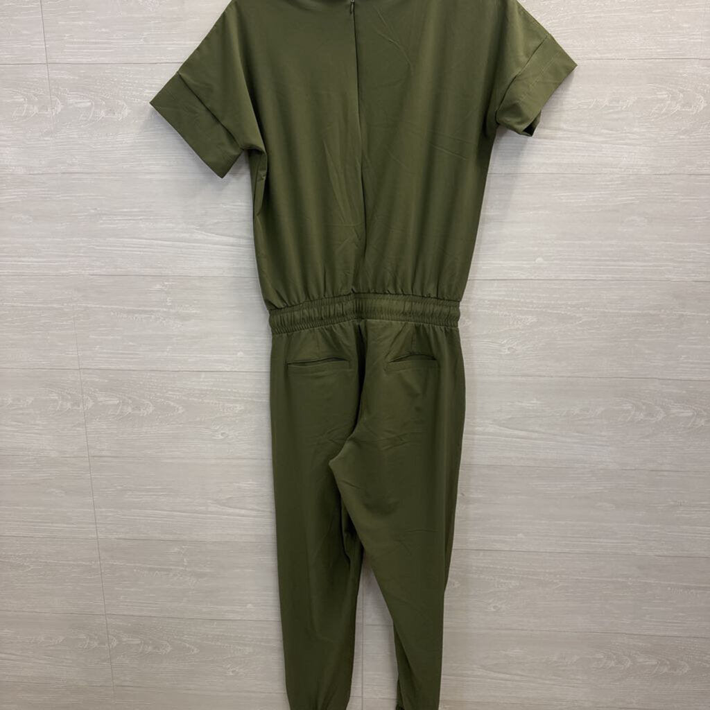 Albion Olive Active Jumpsuit Extra Small