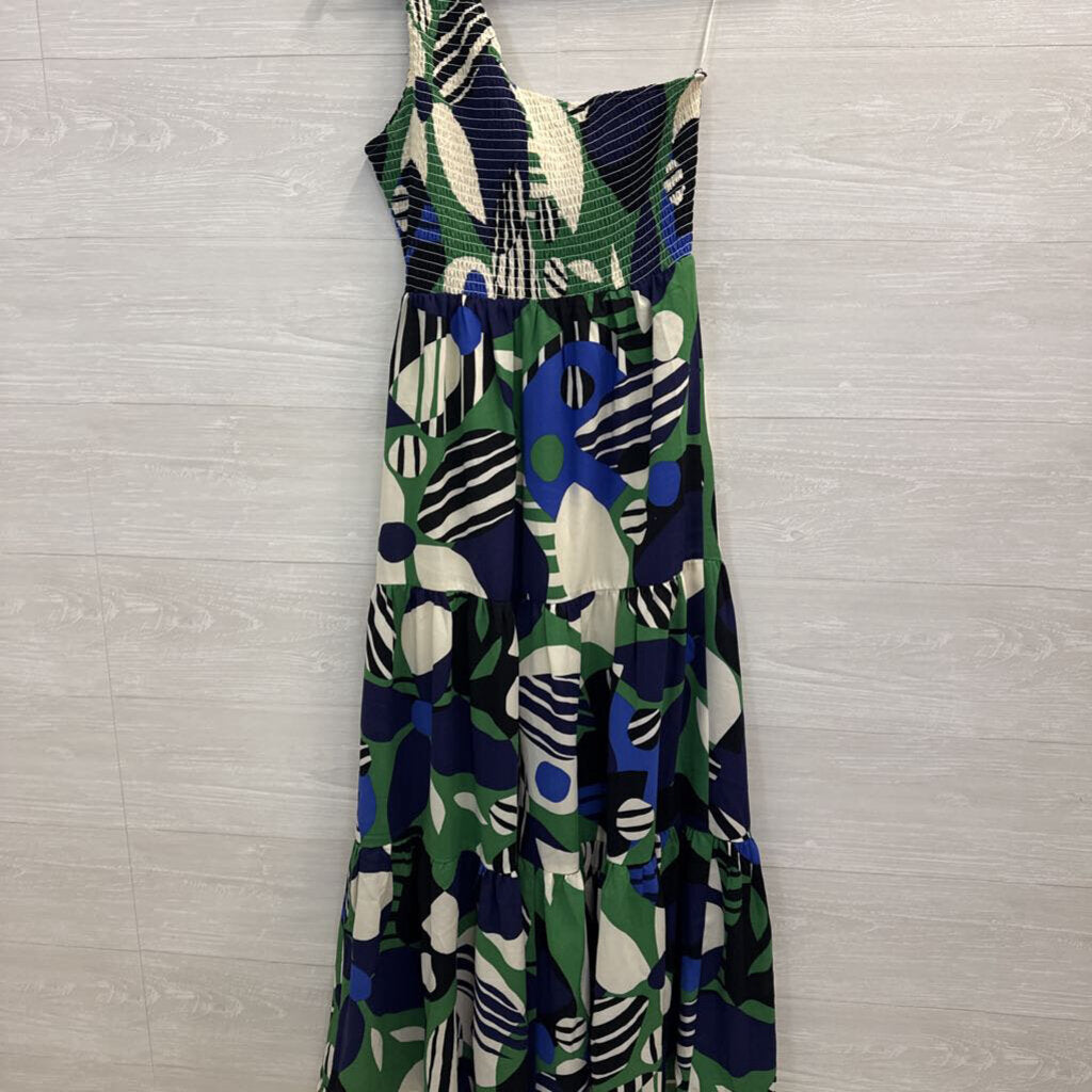 Sugar Lips One Shoulder Smocked Dress Small