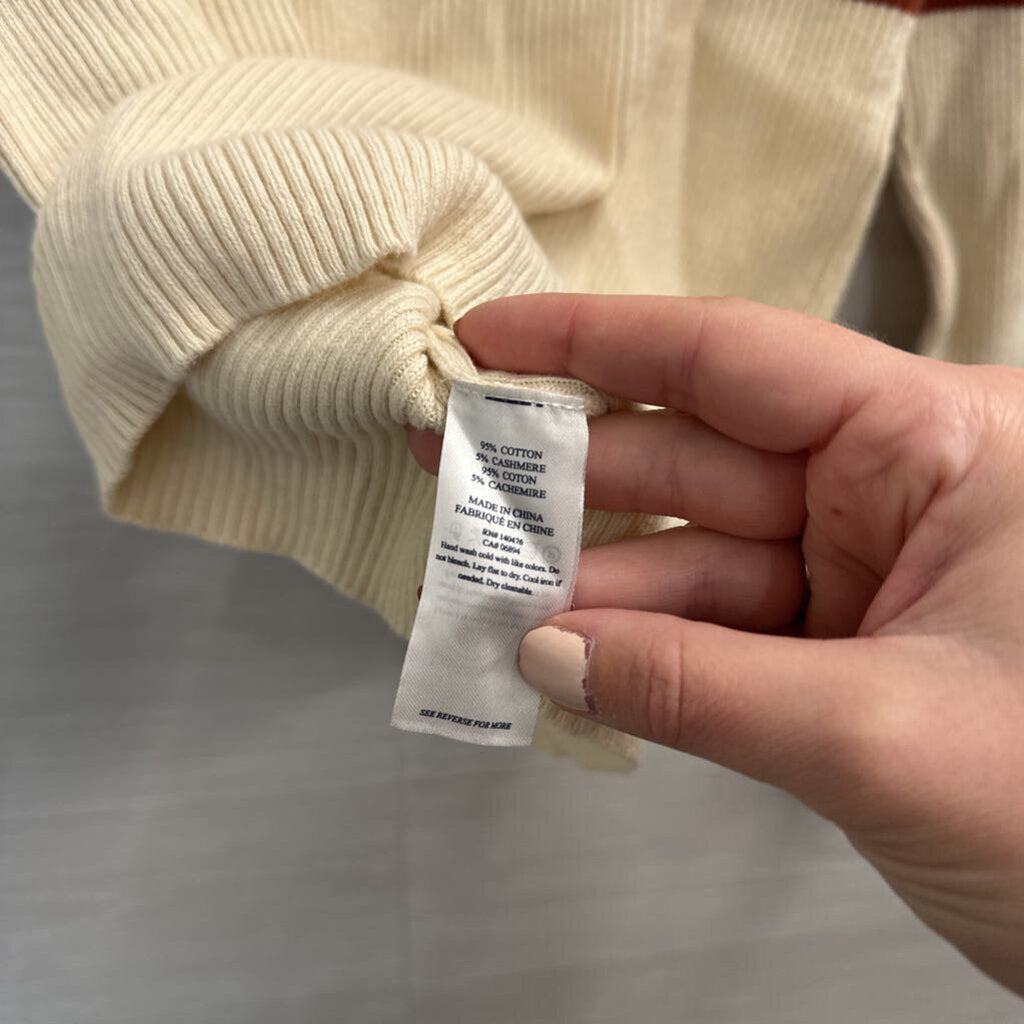 Faherty Long Sleeve Ribbed Collared Shirt Medium
