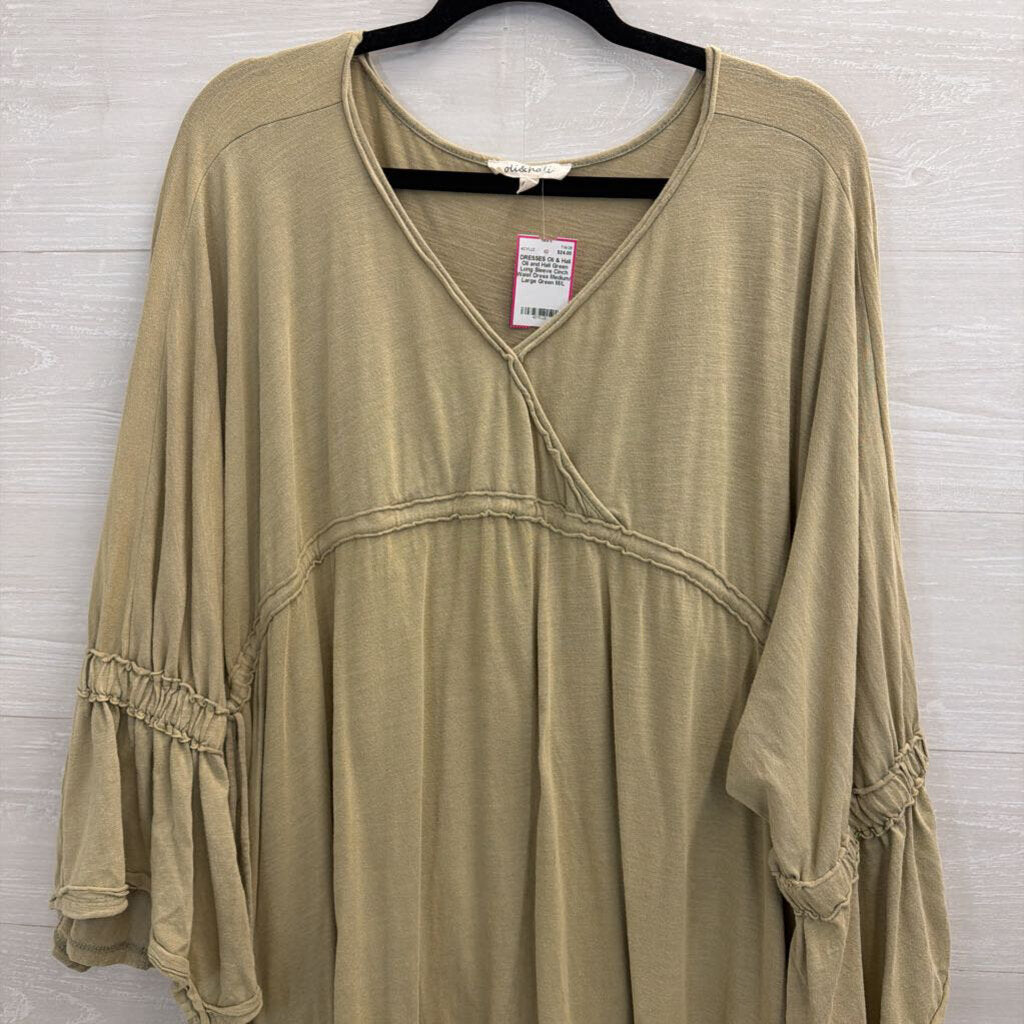 cinch waist sweater dress Surplice Neck Tie Ivory / M Womens Casual Round Neck Waist Cinched Bodycon Sweater Dress Black Elegant Long Sleeve Fabric Plain Non Oli and Hali Green Long
