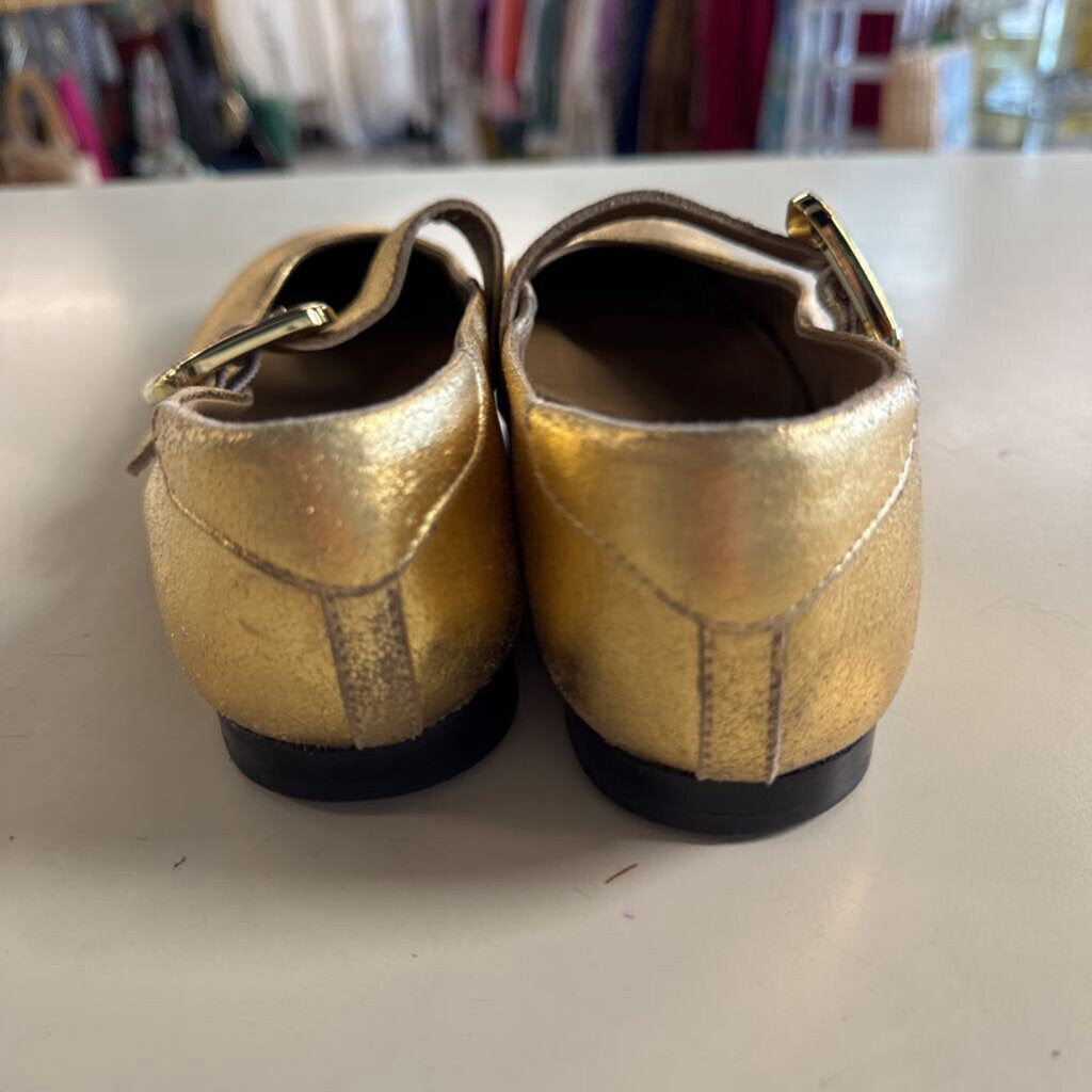Maeve Gold Buckle Mary Jane Flats 36