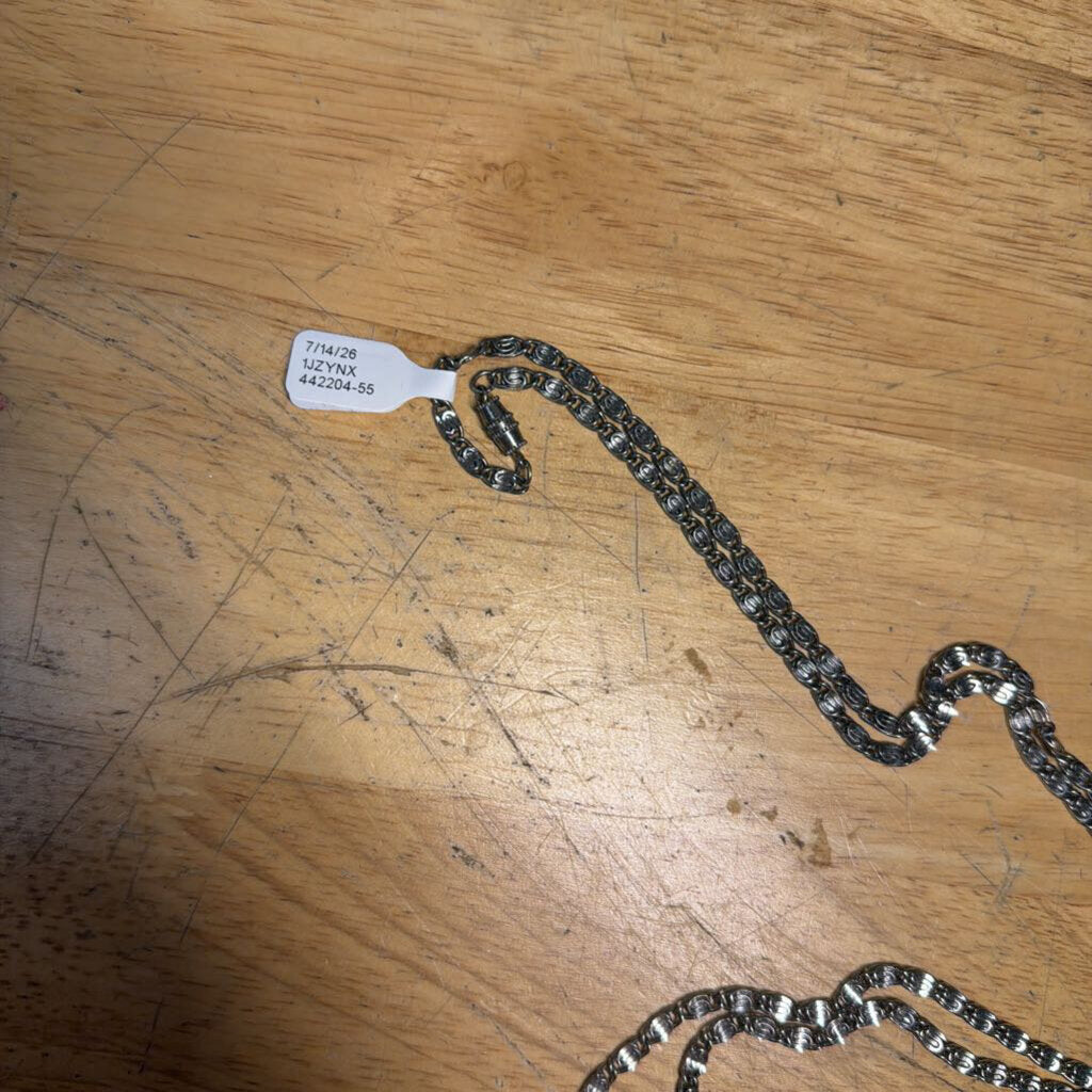 Silver Long Chain Necklace