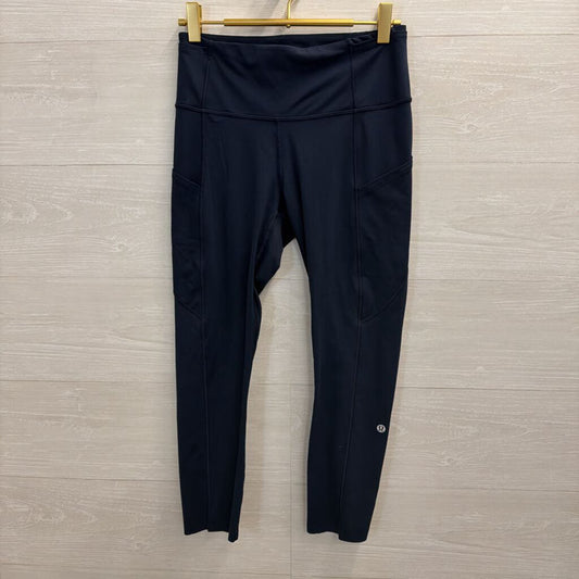 Lululemon Navy Cropped Athletic Leggings 6