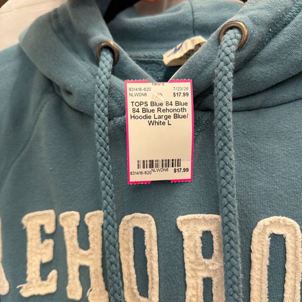 Blue 84 Blue Rehoboth Hoodie Large