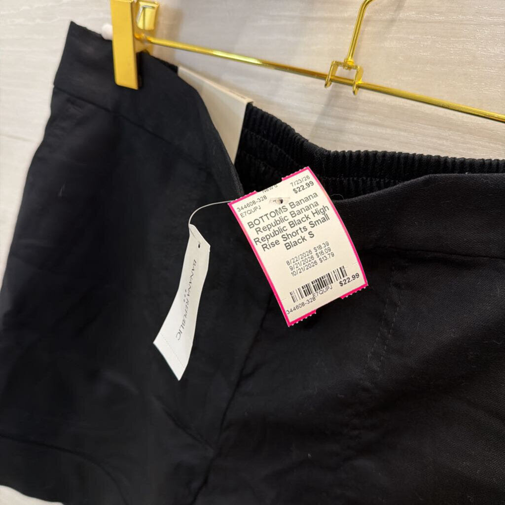 Banana Republic Black High Rise Shorts Small