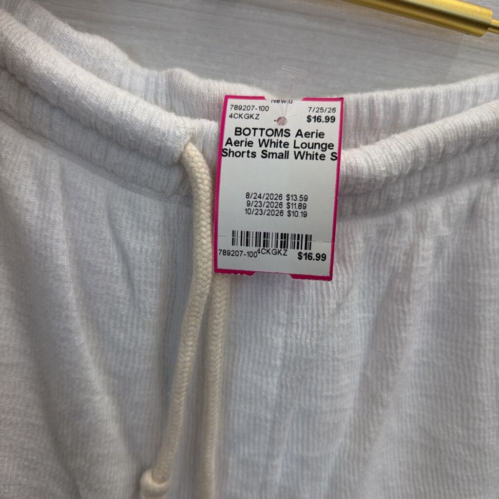 Aerie White Lounge Shorts Small