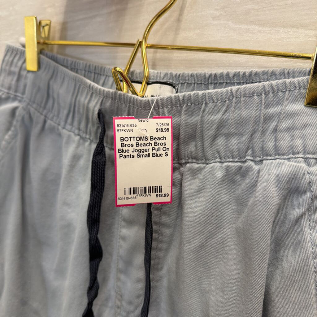 Beach Bros Blue Jogger Pull On Pants Small