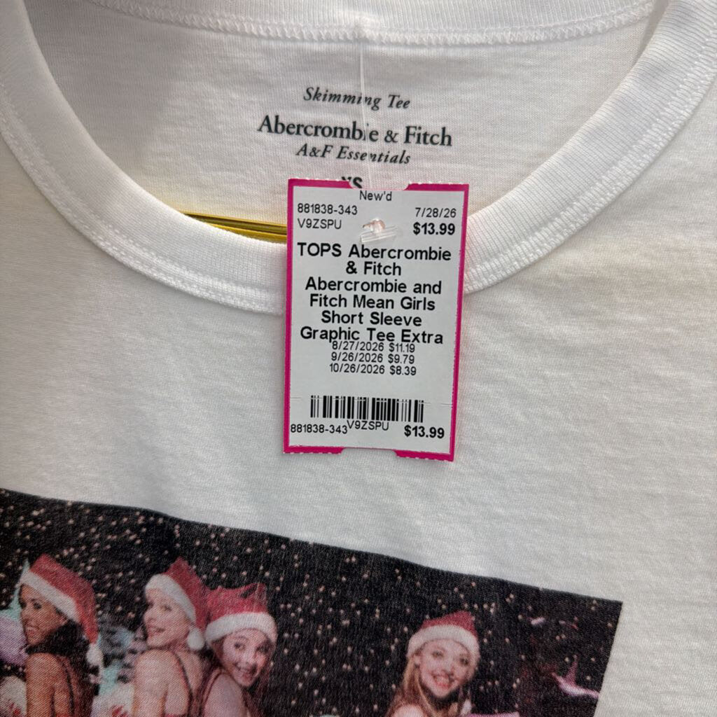 Abercrombie and Fitch Mean Girls Short Sleeve Graphic Tee Extra Small