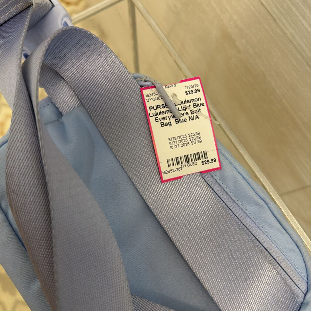 Lululemon Light Blue Everywhere Belt Bag