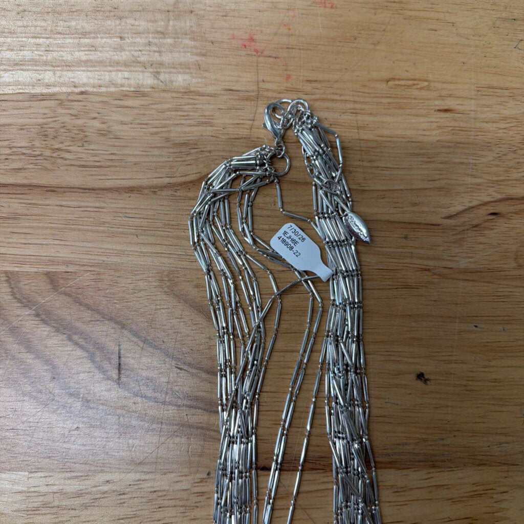 Coldwater Creek Silver Layered Necklace