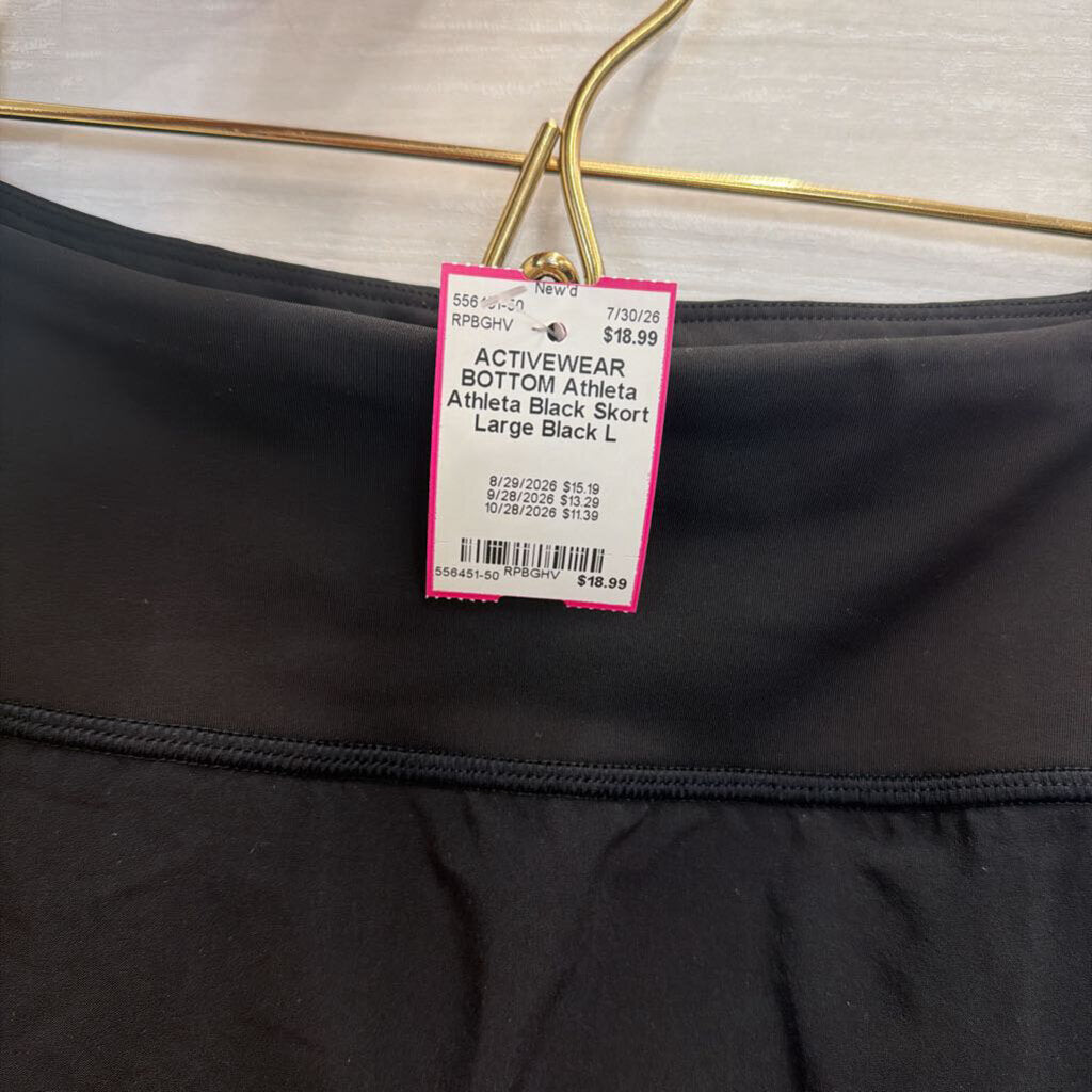 Athleta Black Skort Large