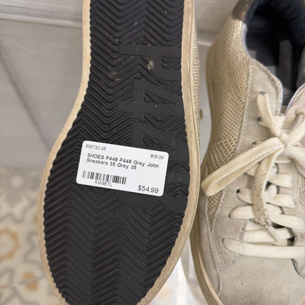 P448 Grey John Sneakers 35