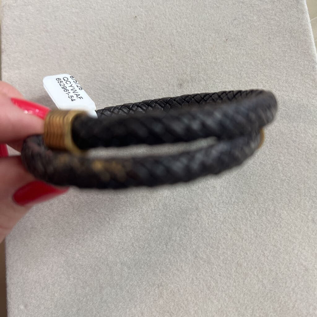 Black Woven Wrap Bracelet