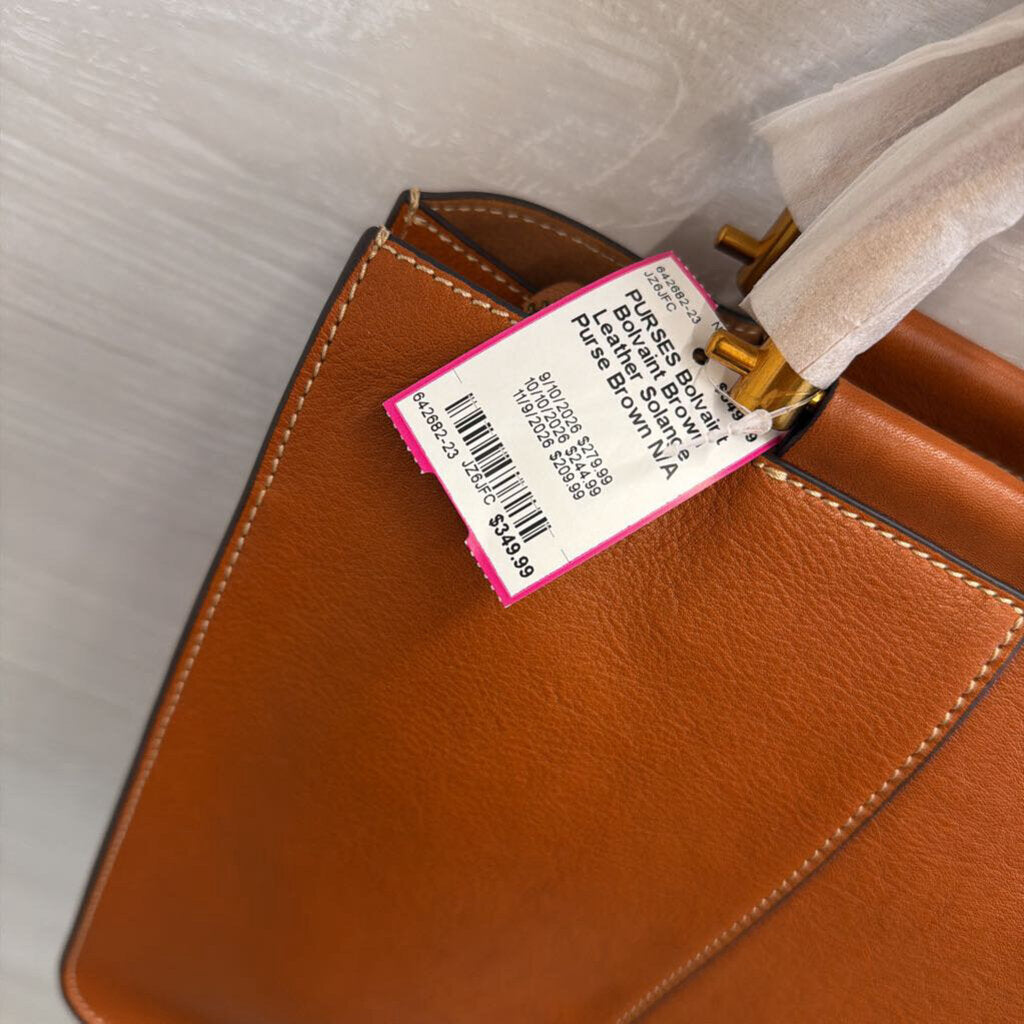 Bolvaint Brown Leather Solange Purse