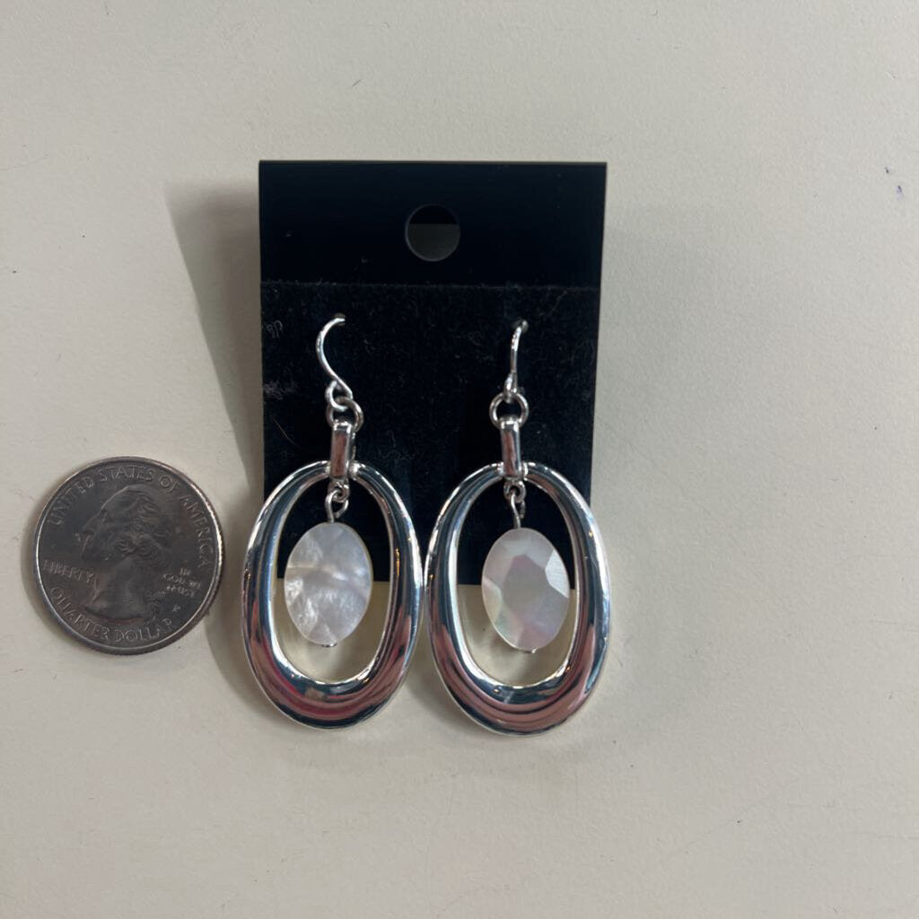 Silver Drop Earrings