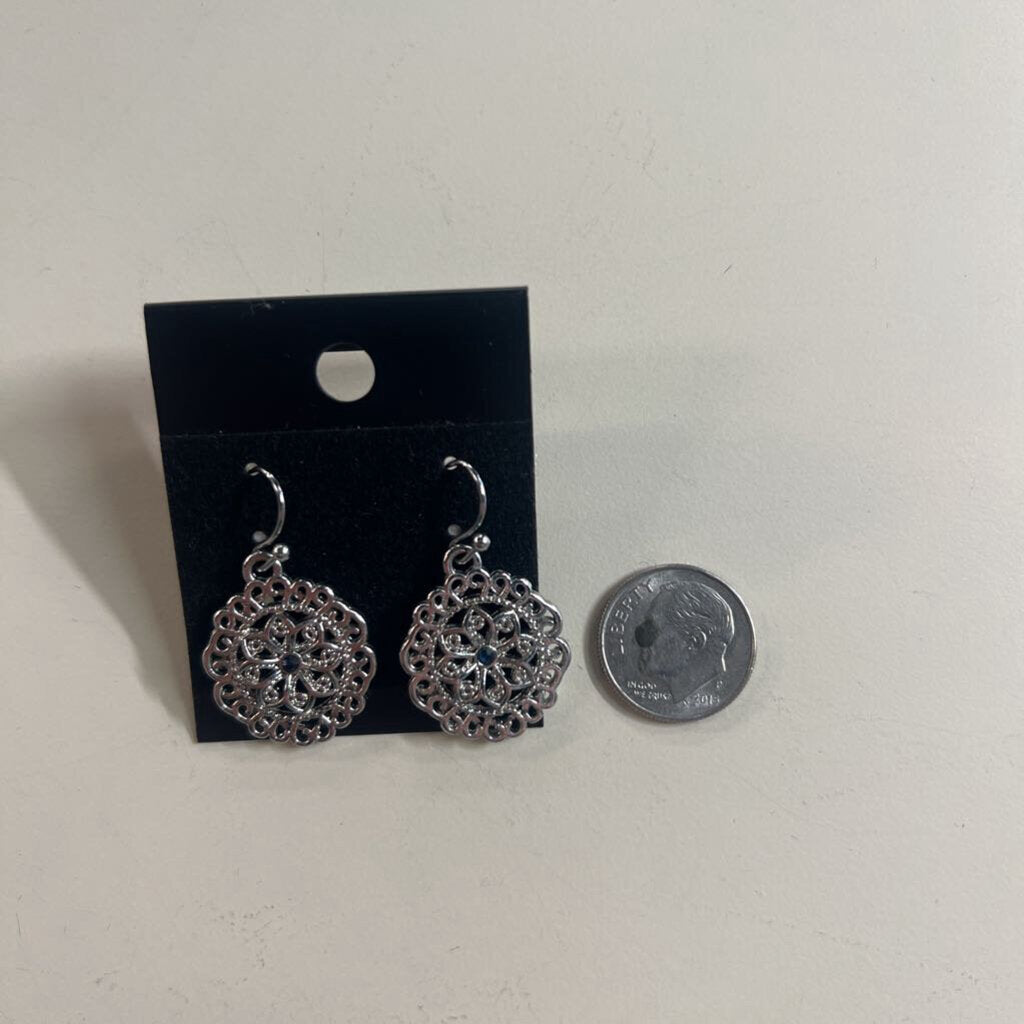 Silver Drop Earrings