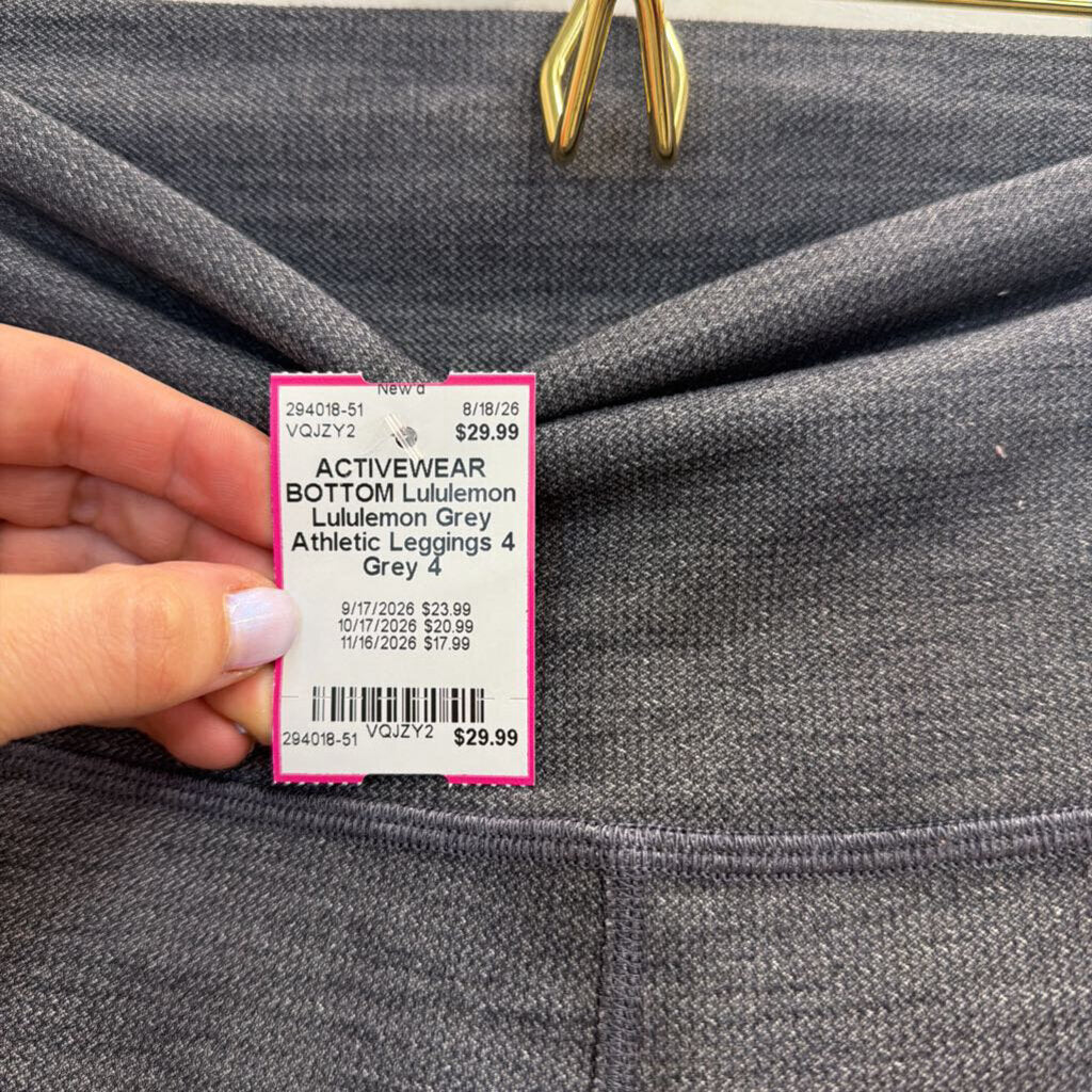 Lululemon Grey Athletic Leggings 4