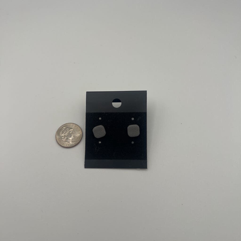 Grey Square Stud Earrings