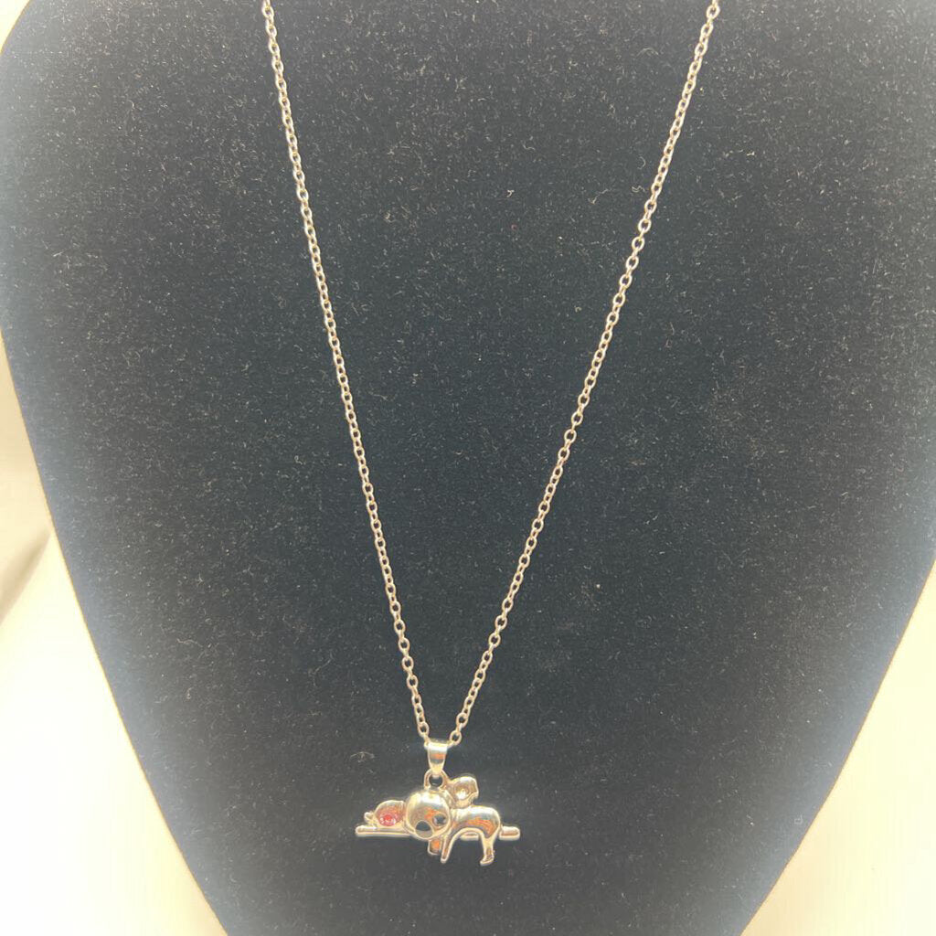 Silver Koala Pendant Necklace