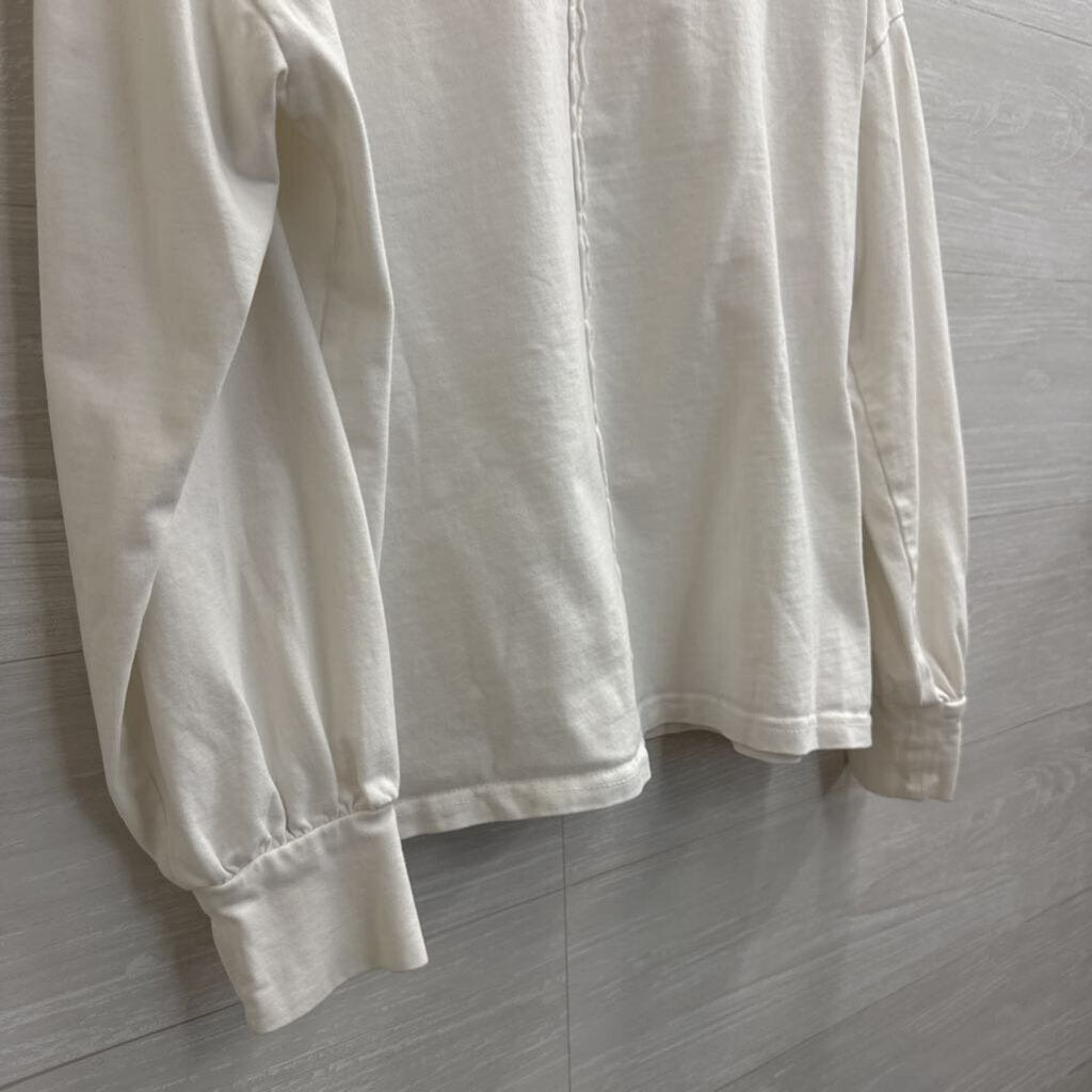White Long Sleeve Top Small