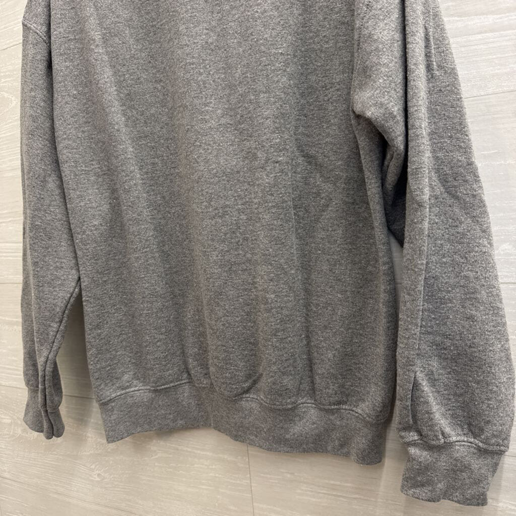 Grey Camping Crew Crewneck Sweatshirt Medium