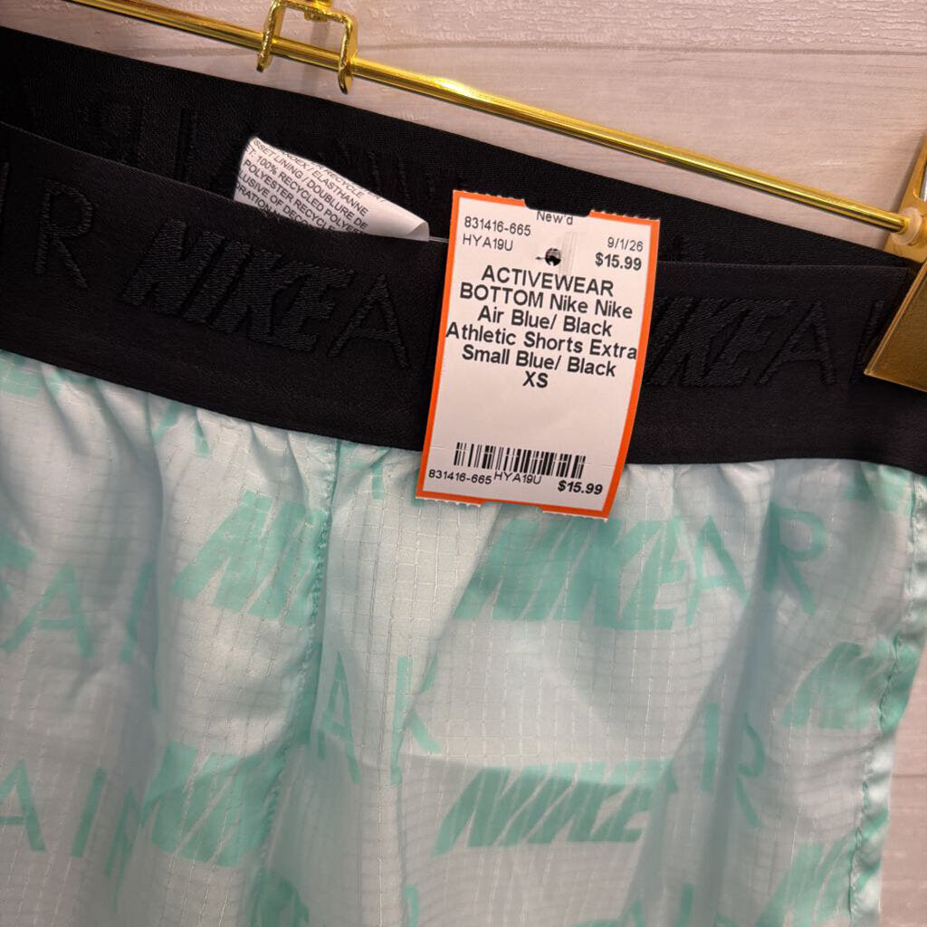 Nike Air Blue/ Black Athletic Shorts Extra Small