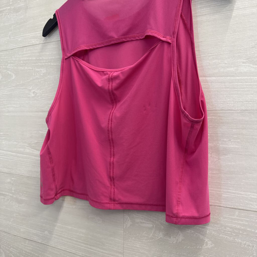 Lululemon Pink Cropped Tank Top Medium