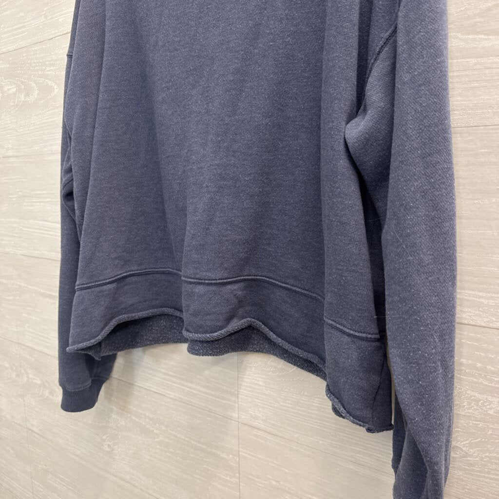 Aerie Blue Long Sleeve Pullover Small