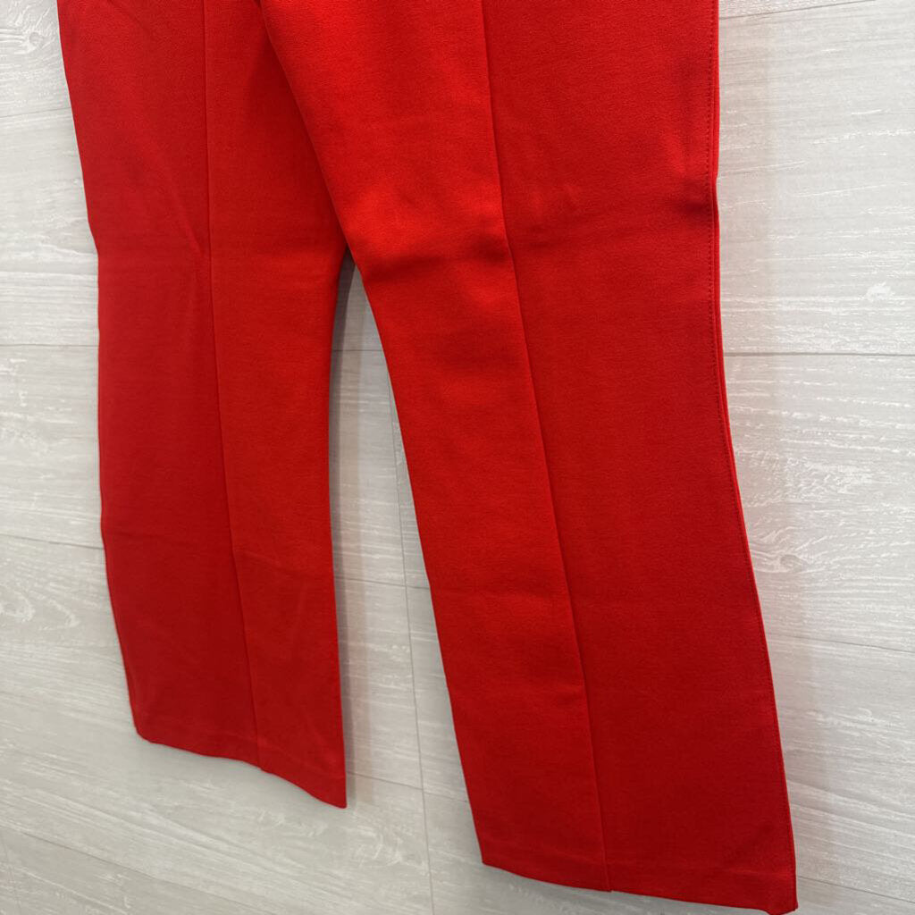 Banana Republic Red Pull On Trouser Pants Medium Petite