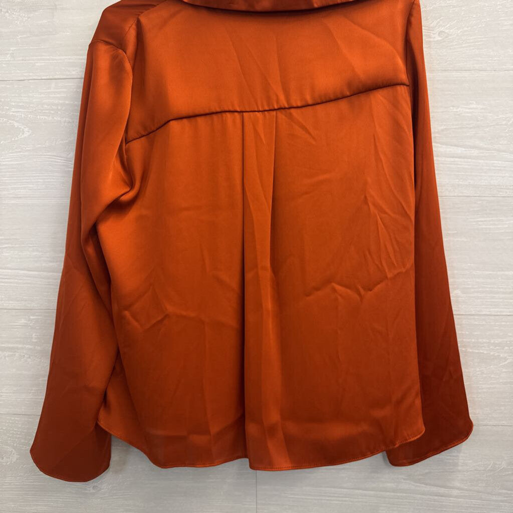 Joseph Ribkoff Orange Silky Long Sleeve Top 12