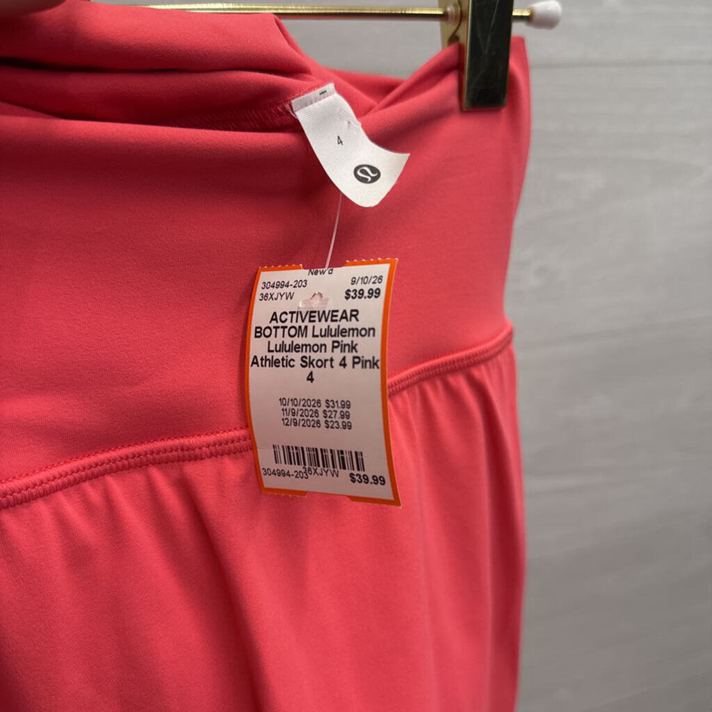 Lululemon Pink Athletic Skort 4