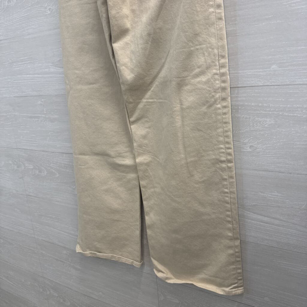 Only Beige Denim Wide Leg Pants 29