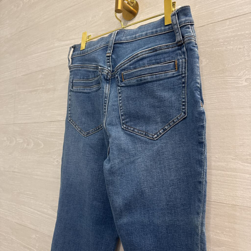 Madewell Medium Wash Skinny Flare Jeans 28 Petite