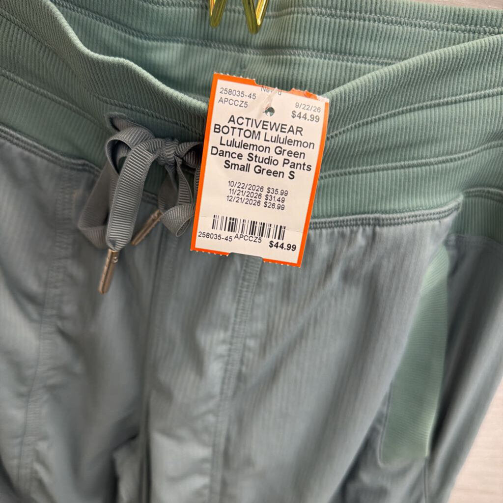 Lululemon Green Dance Studio Pants Small