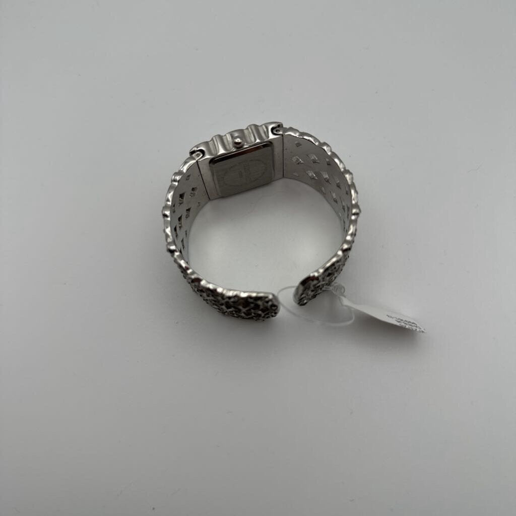 Ellen Tracy Silver Cuff Watch