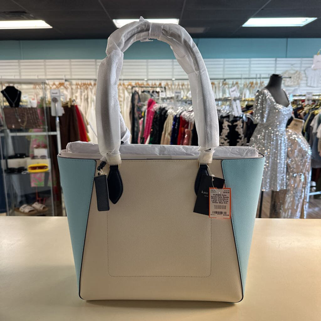 Kate Spade Poppy Colorblock Large Tote Purse