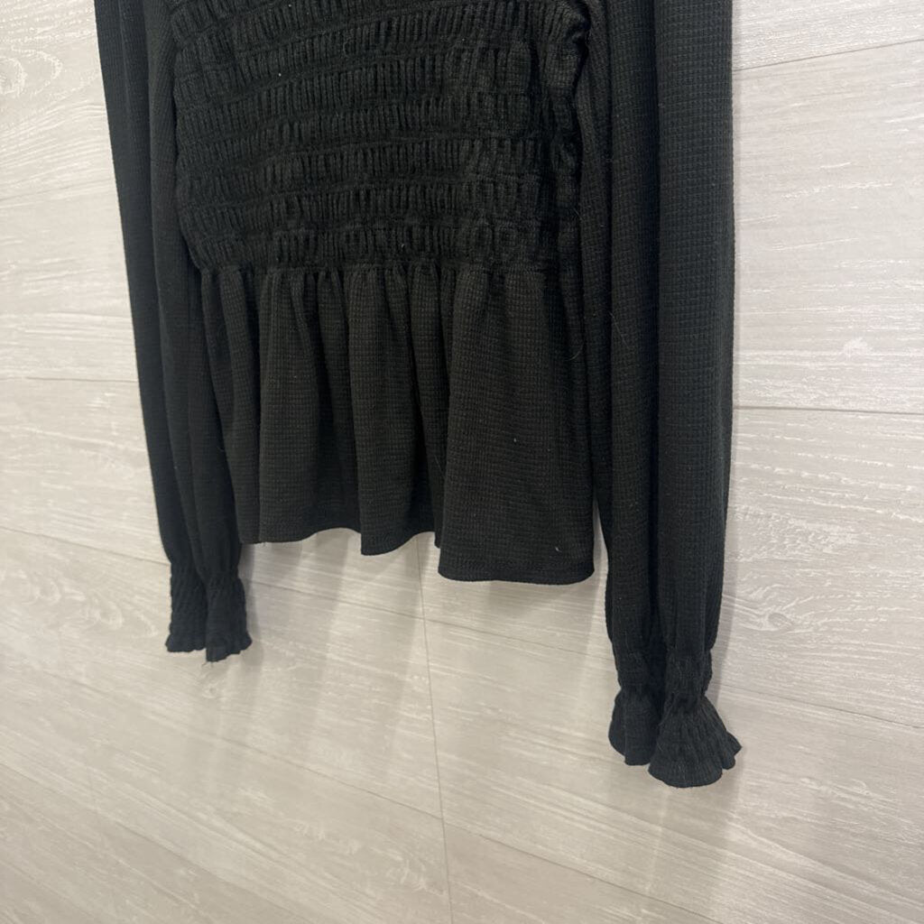 Altar'd State Black Long Sleeve Top Large