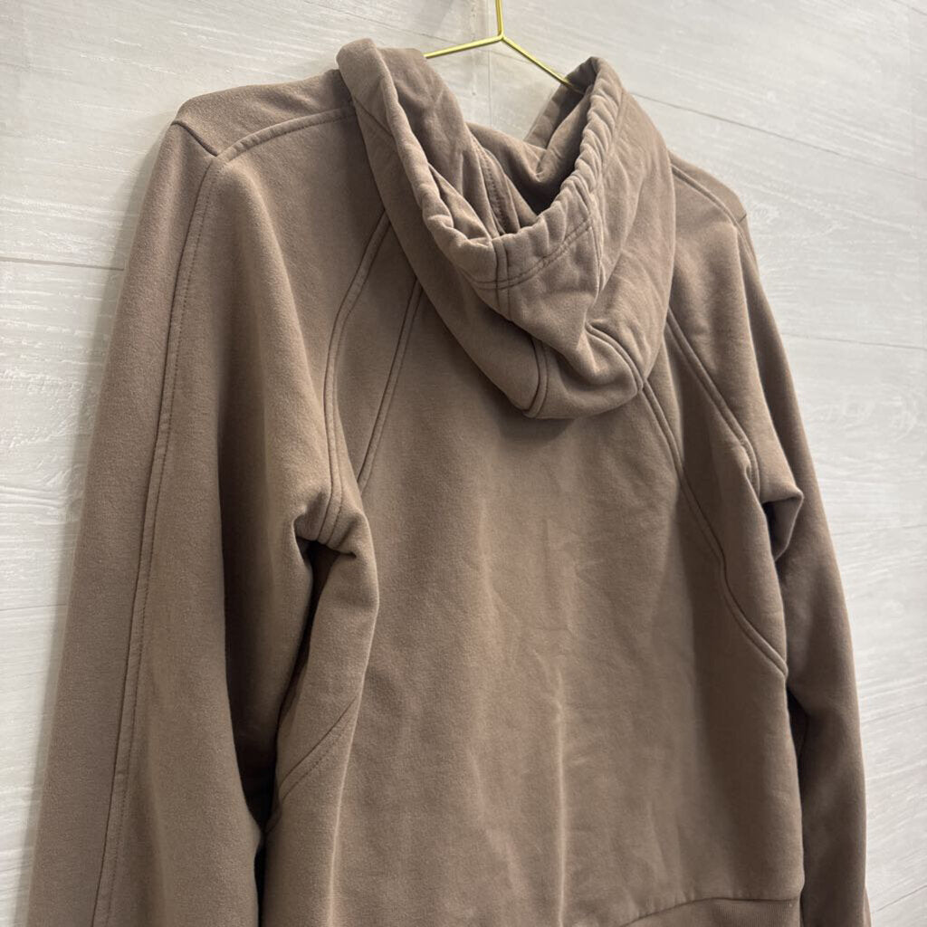 Athleta Brown Hoodie Sweatshirt Small