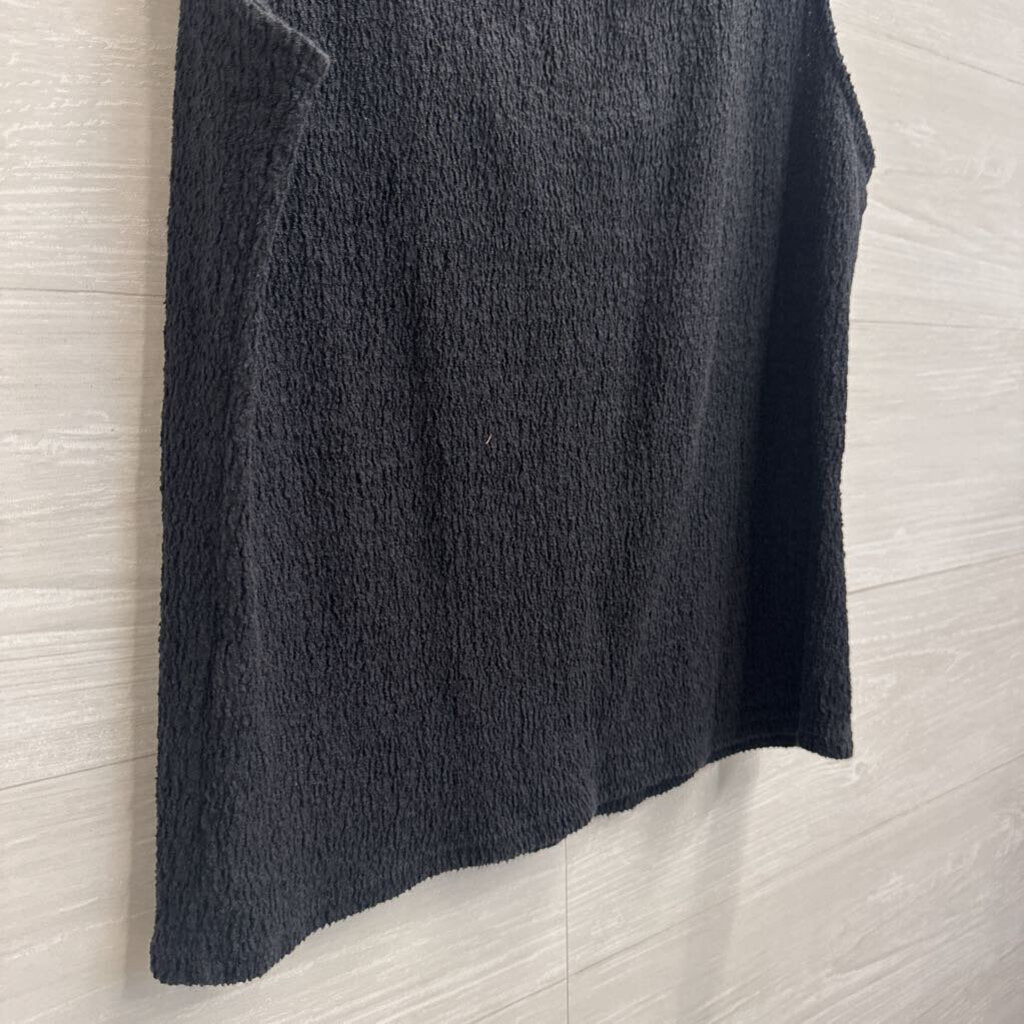 Black Textured Tank Top Extra Large