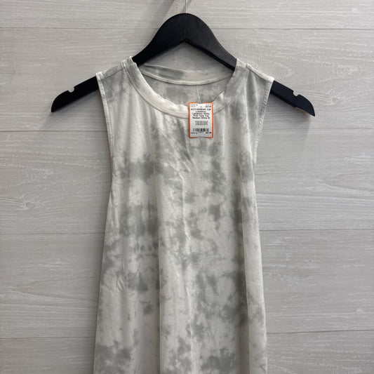 Lululemon White Print Tank Top Medium