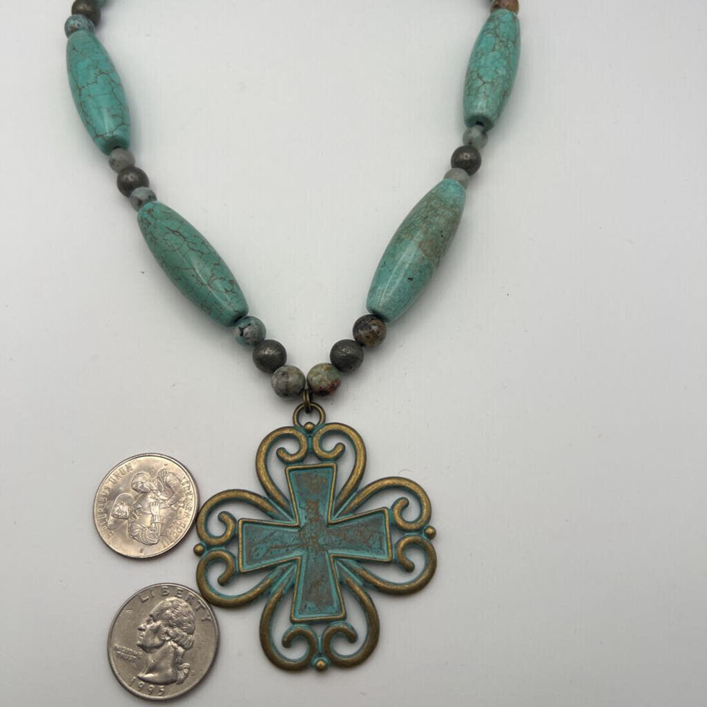 Turquoise Pendant Necklace