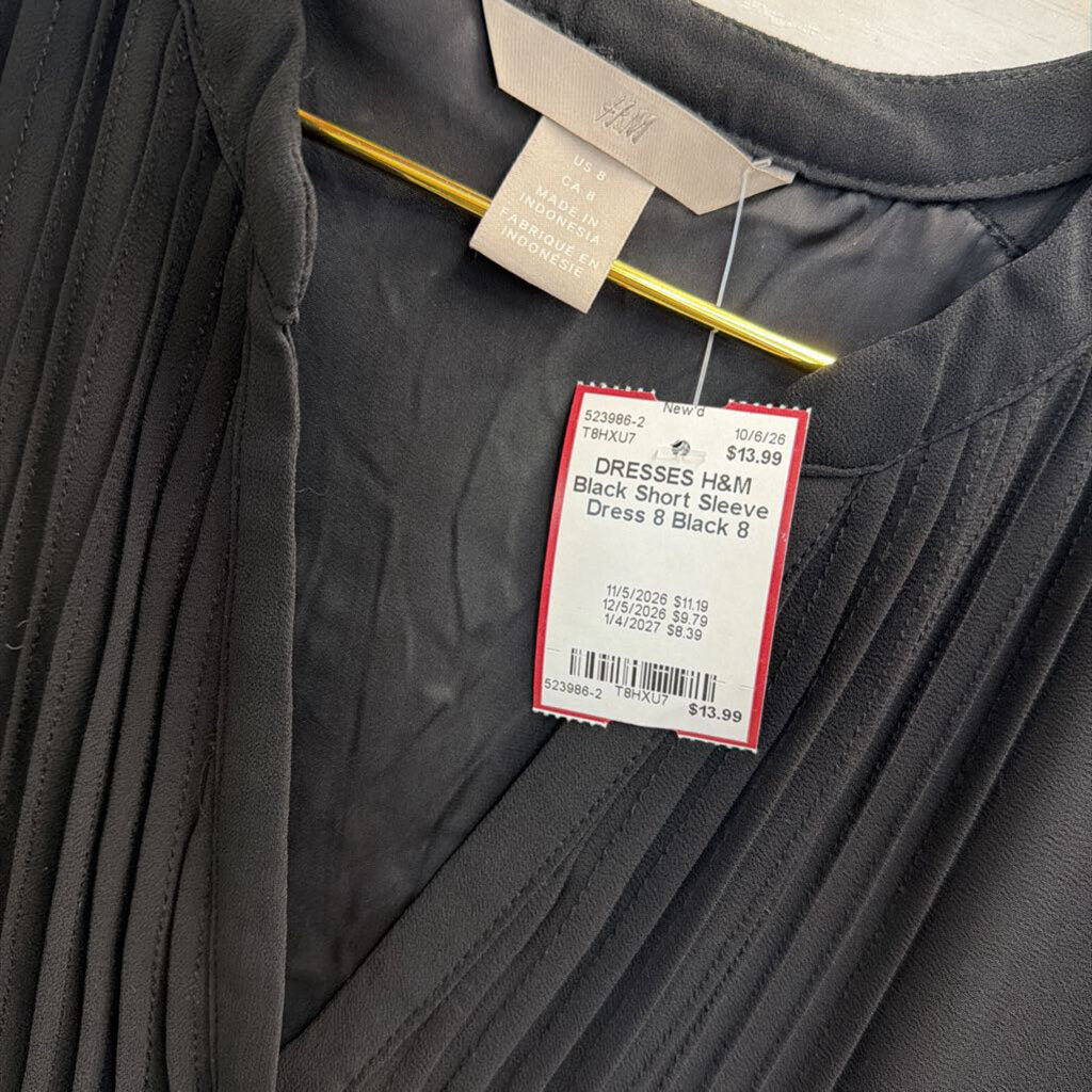 Black Short Sleeve Dress 8